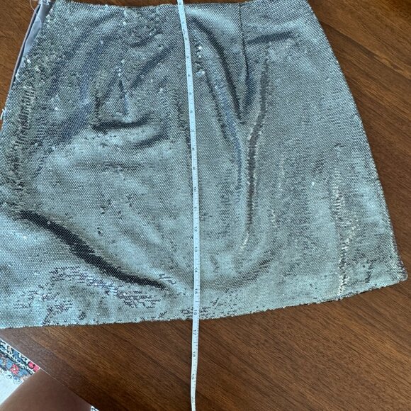 Gap Party Sequin Mini Skirt Holiday sz 4 petite - Picture 7 of 9